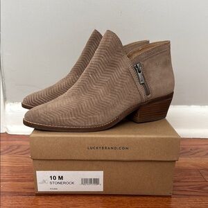 Lucky Brand Tan Ankle Boots
